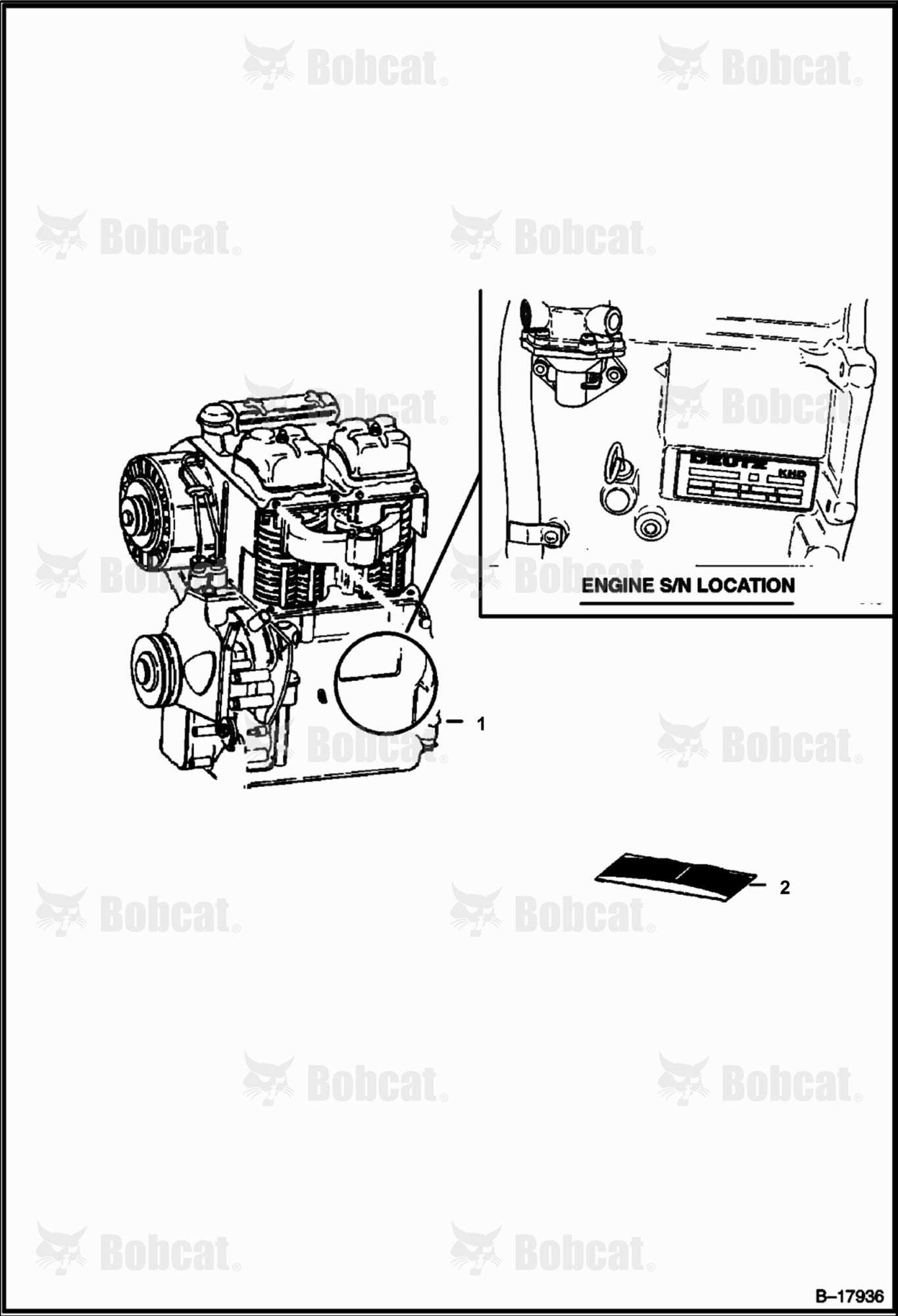 Engine (Deutz F2L-411D)