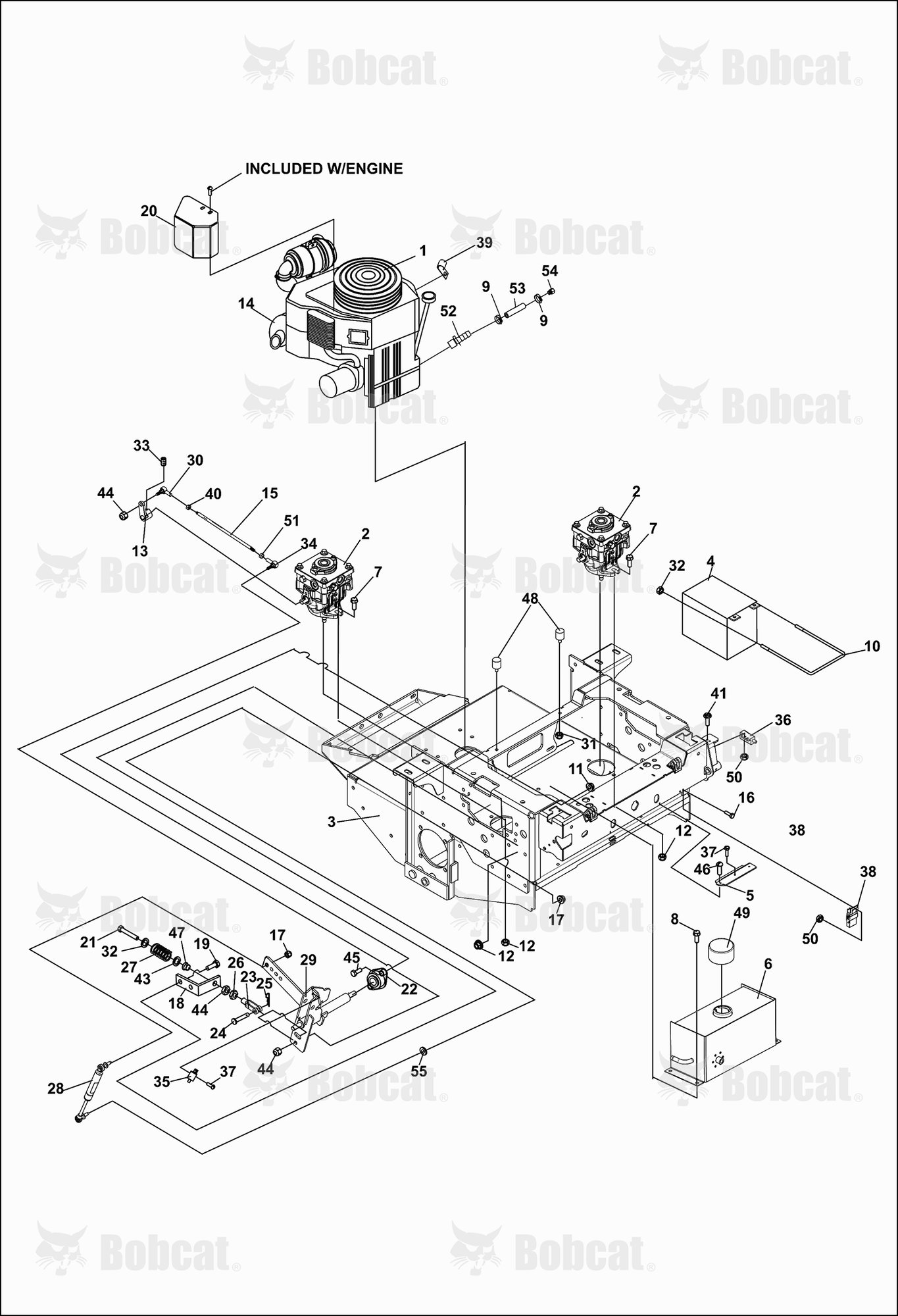 Upper Engine Deck ASSY