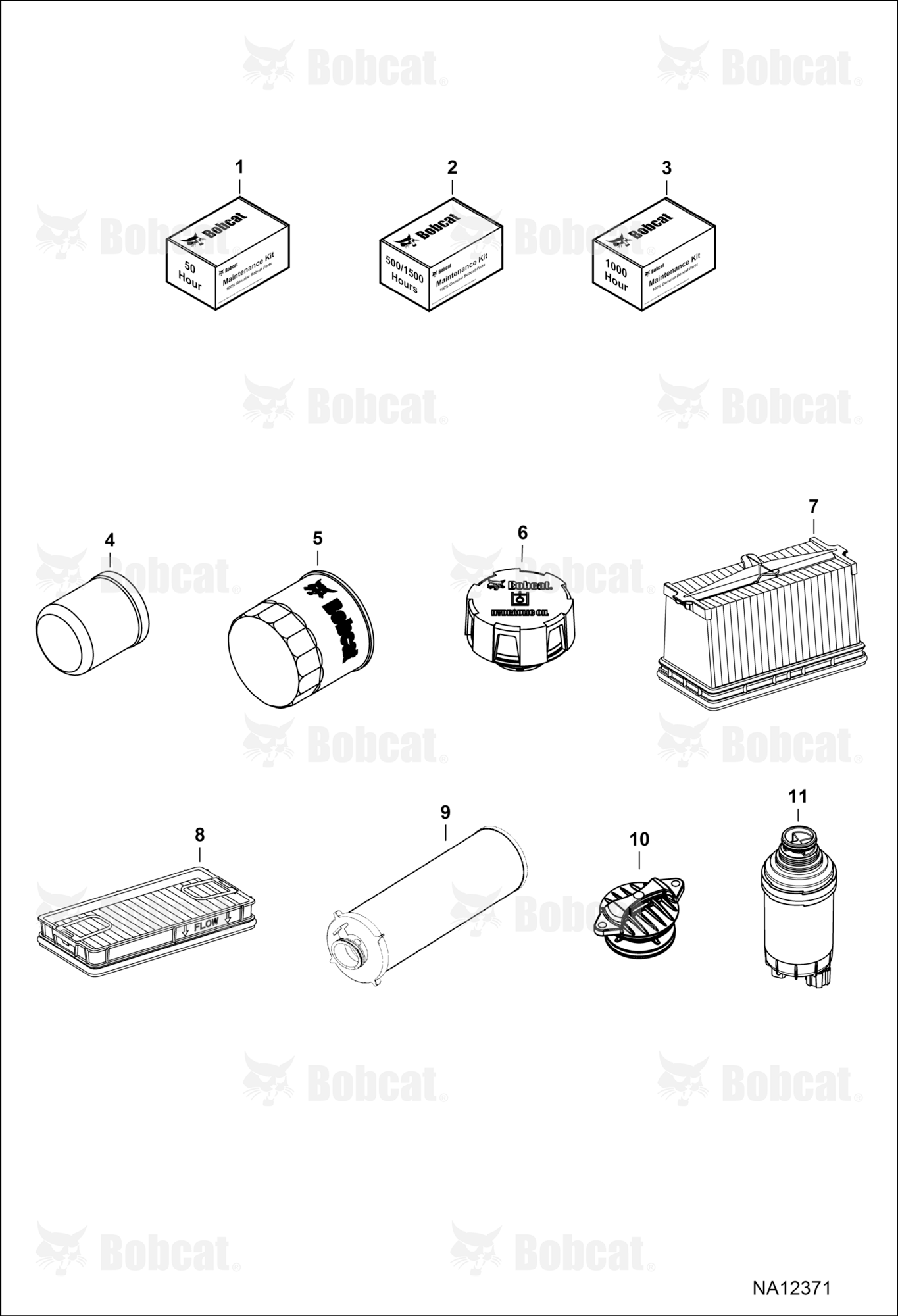 Maintenance Items (Scheduled Maintenance)  B3BT11001 - B3BT15925