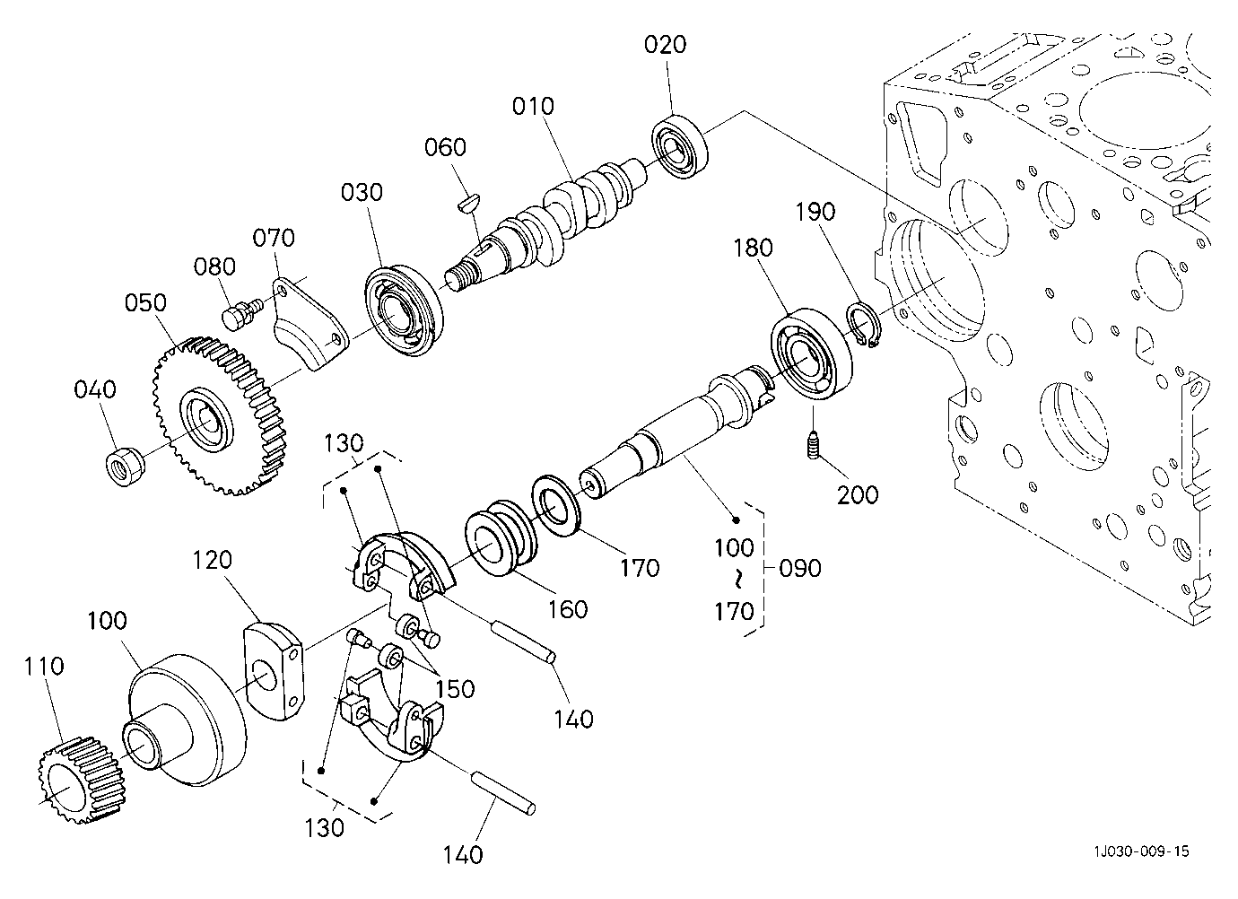 Fuel Camshaft And Governor Shaft