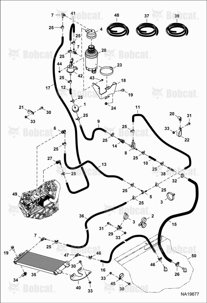 Engine & Attaching Parts (Fuel System) B41A16028 & Above, B41C16030 & Above