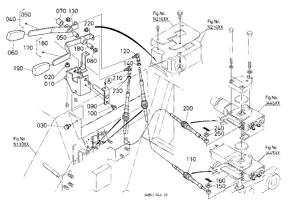 Auxiliary Control Valve Lever [Ca] [New Type]