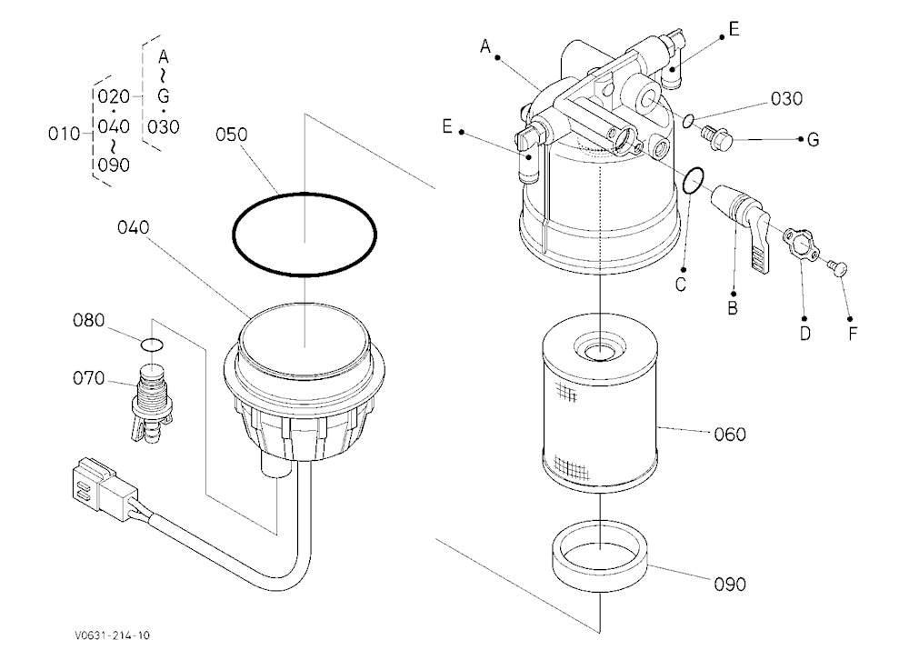 Kit Filter (Fuel Separator) [Component Parts] [Opt