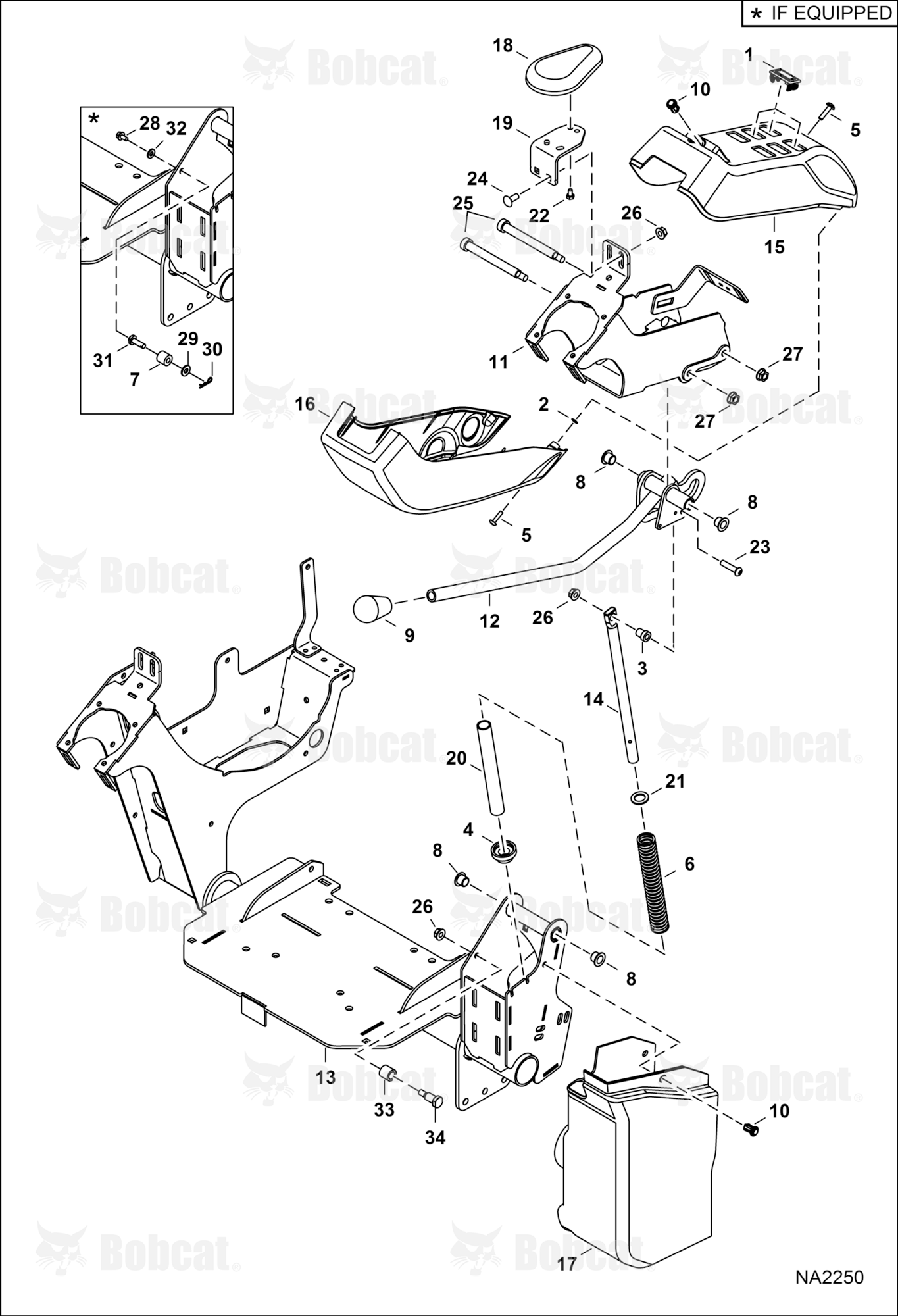 Control Console (LH)  A94H11001 - A94H16999, AC2N11001 - AC2N14999
