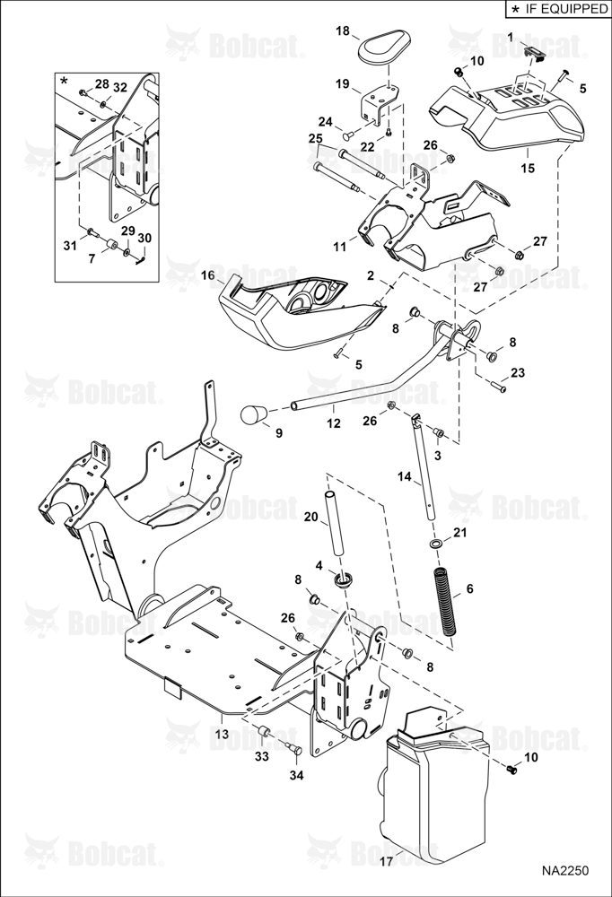 Control Console (LH)  AG3411001 - AG3413999