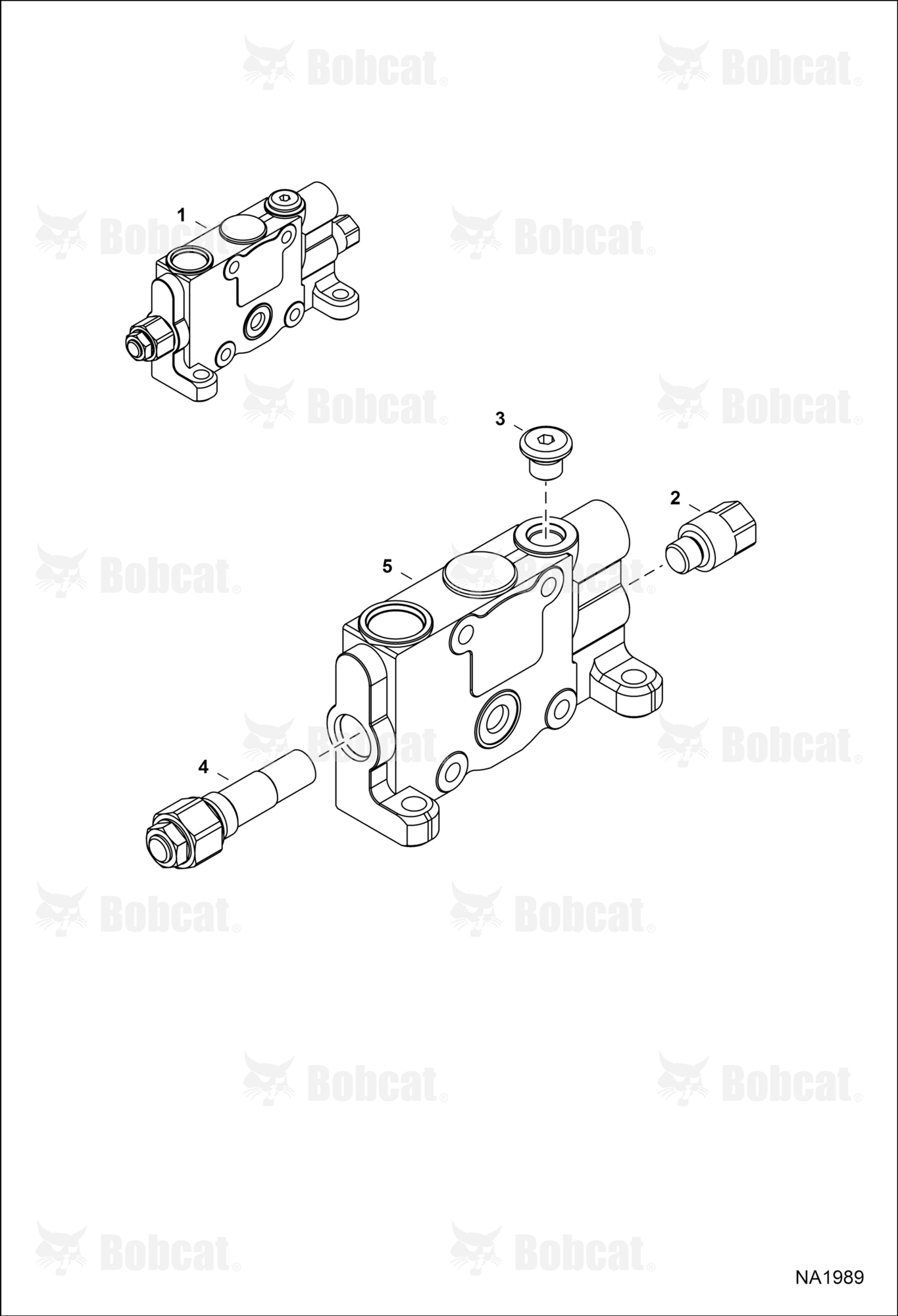Hydraulic Control Valve (Outlet Section)