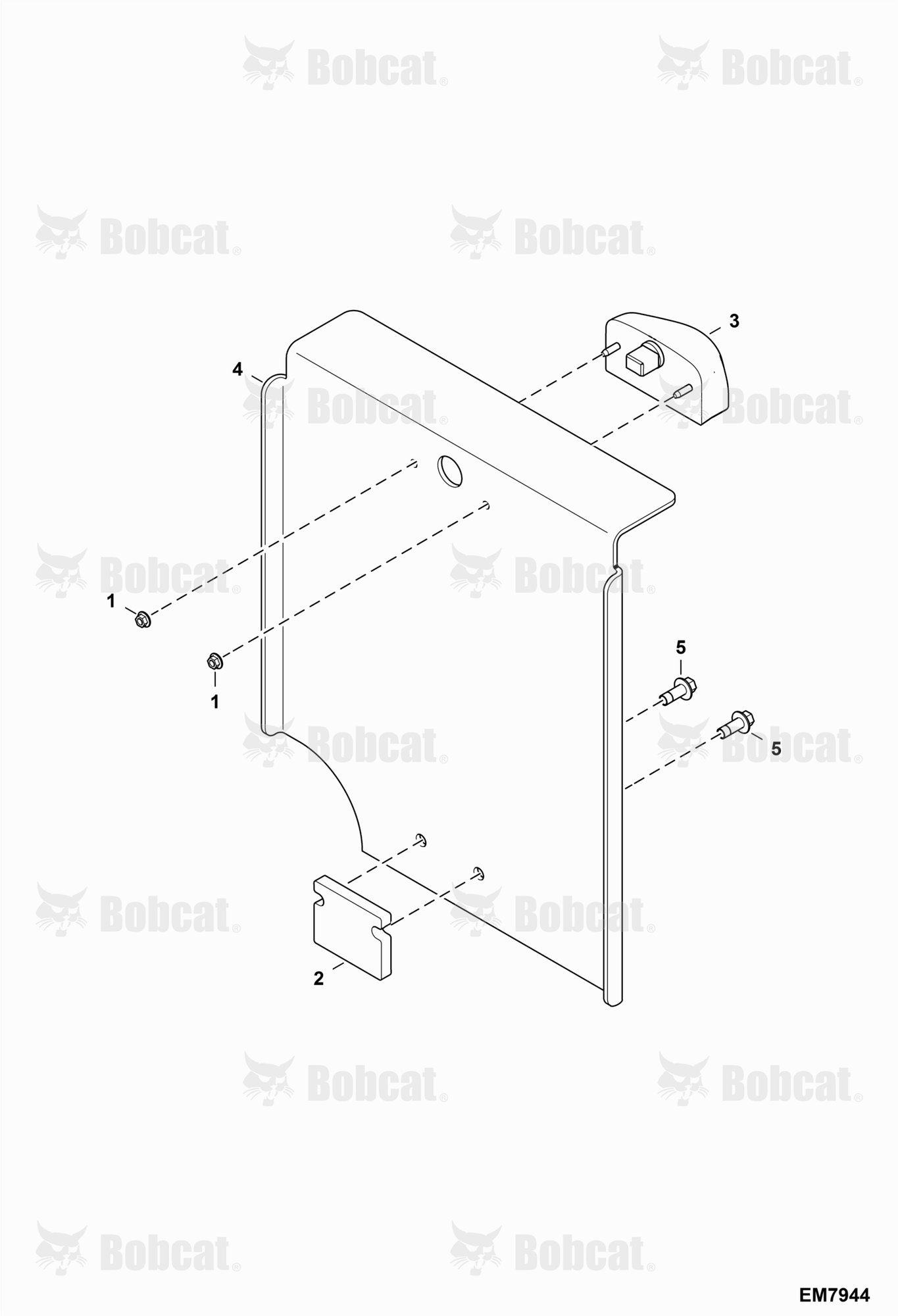 License Plate Holder (Rear) (W/Rear Hydraulic Hook)