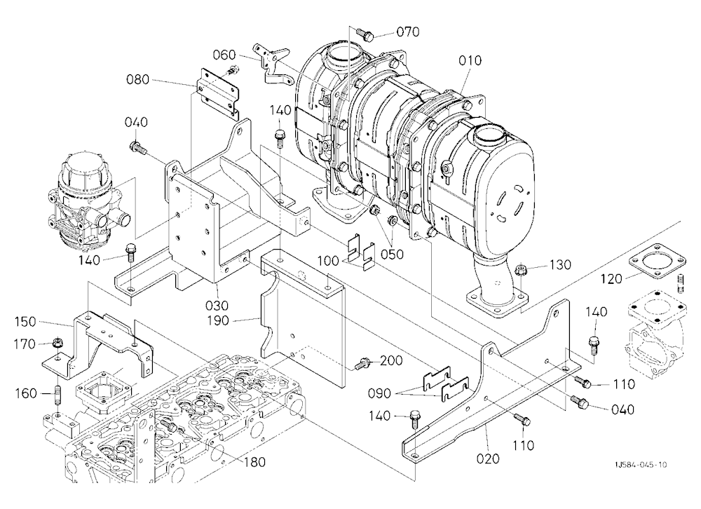 Diesel Particulate Filter Muffler
