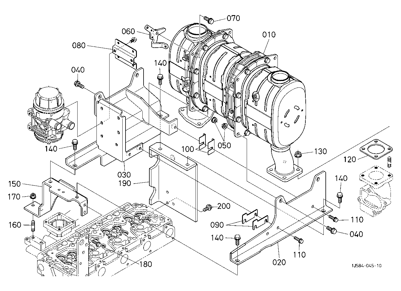 Diesel Particulate Filter Muffler