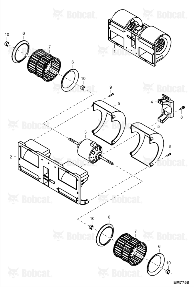 Heater (Blower Assembly) (Model 15-1535)