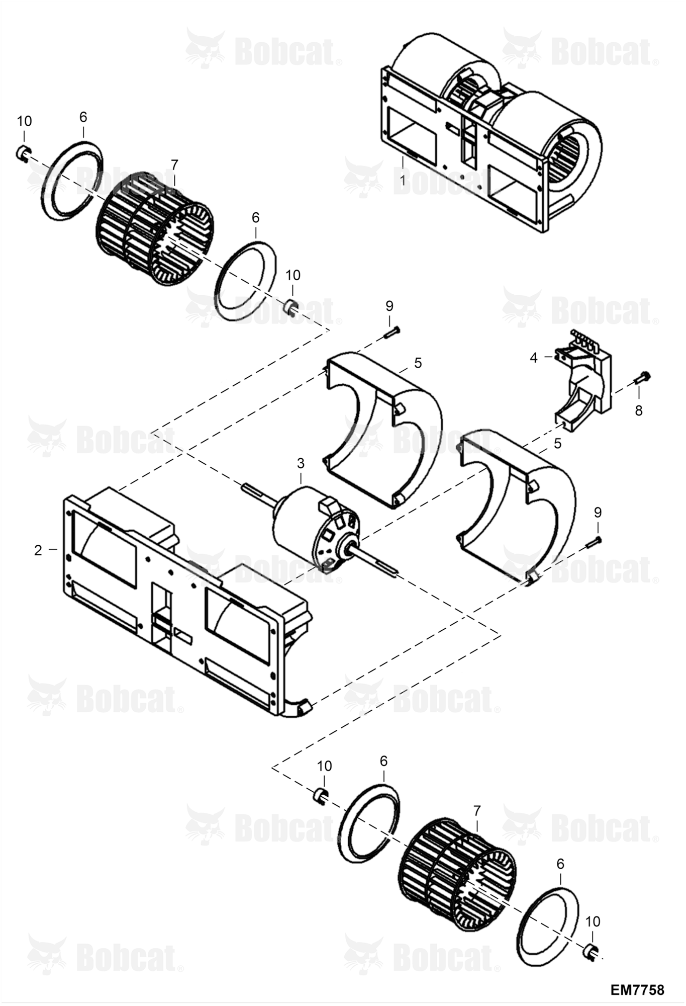 Heater (Blower Assembly) (Model 15-1535)