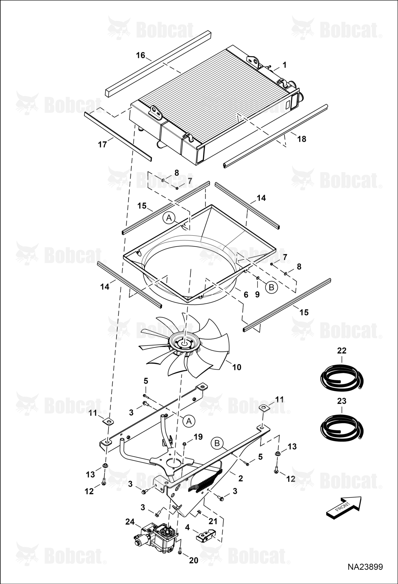 Engine & Attaching Parts (Radiator Water Exchanger)