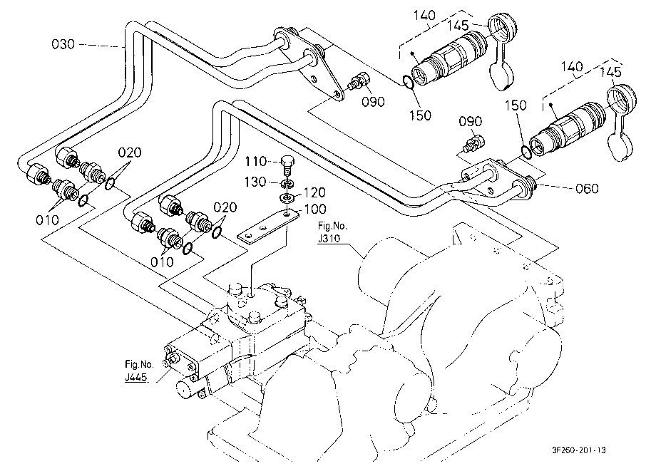 Auxiliary Control Valve Pipe