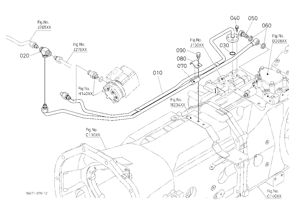 Hydraulic Oil Line (Steering/Pto)