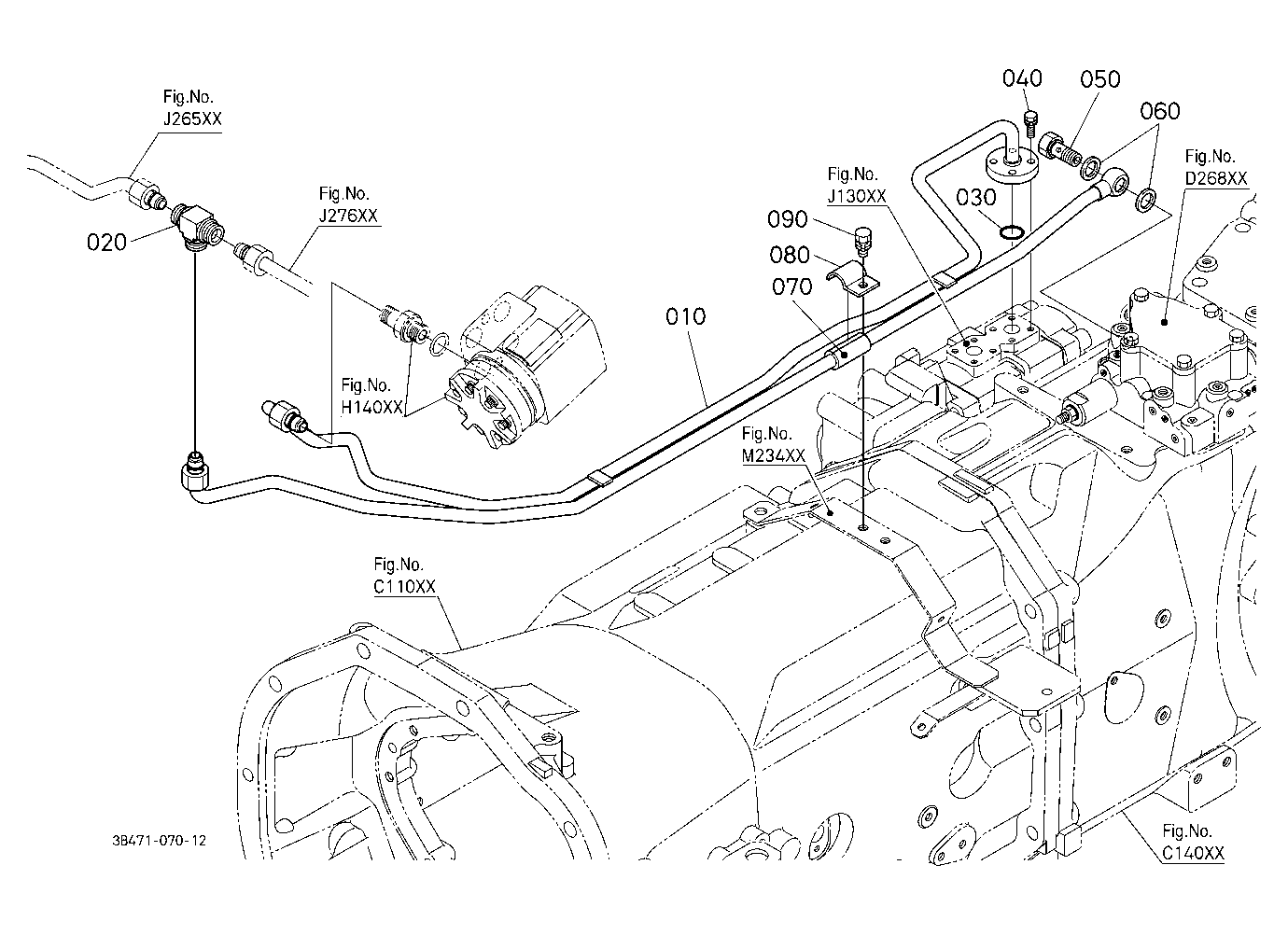 Hydraulic Oil Line (Steering/Pto)