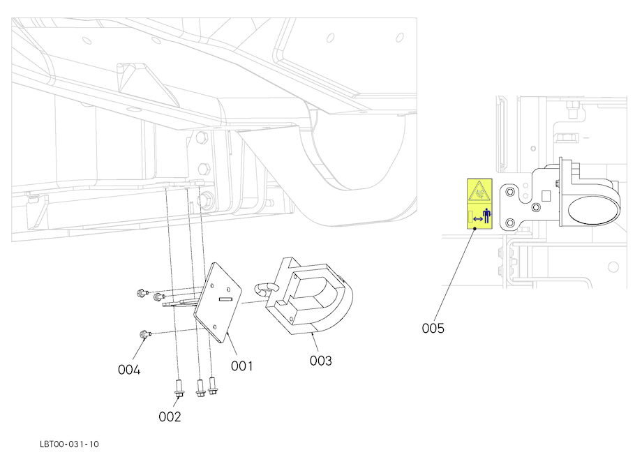 Radar Bracket Assembly - Range 1