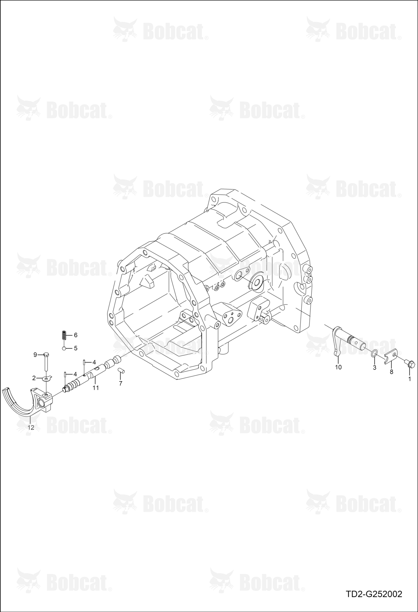 Shuttle Shift Fork Group