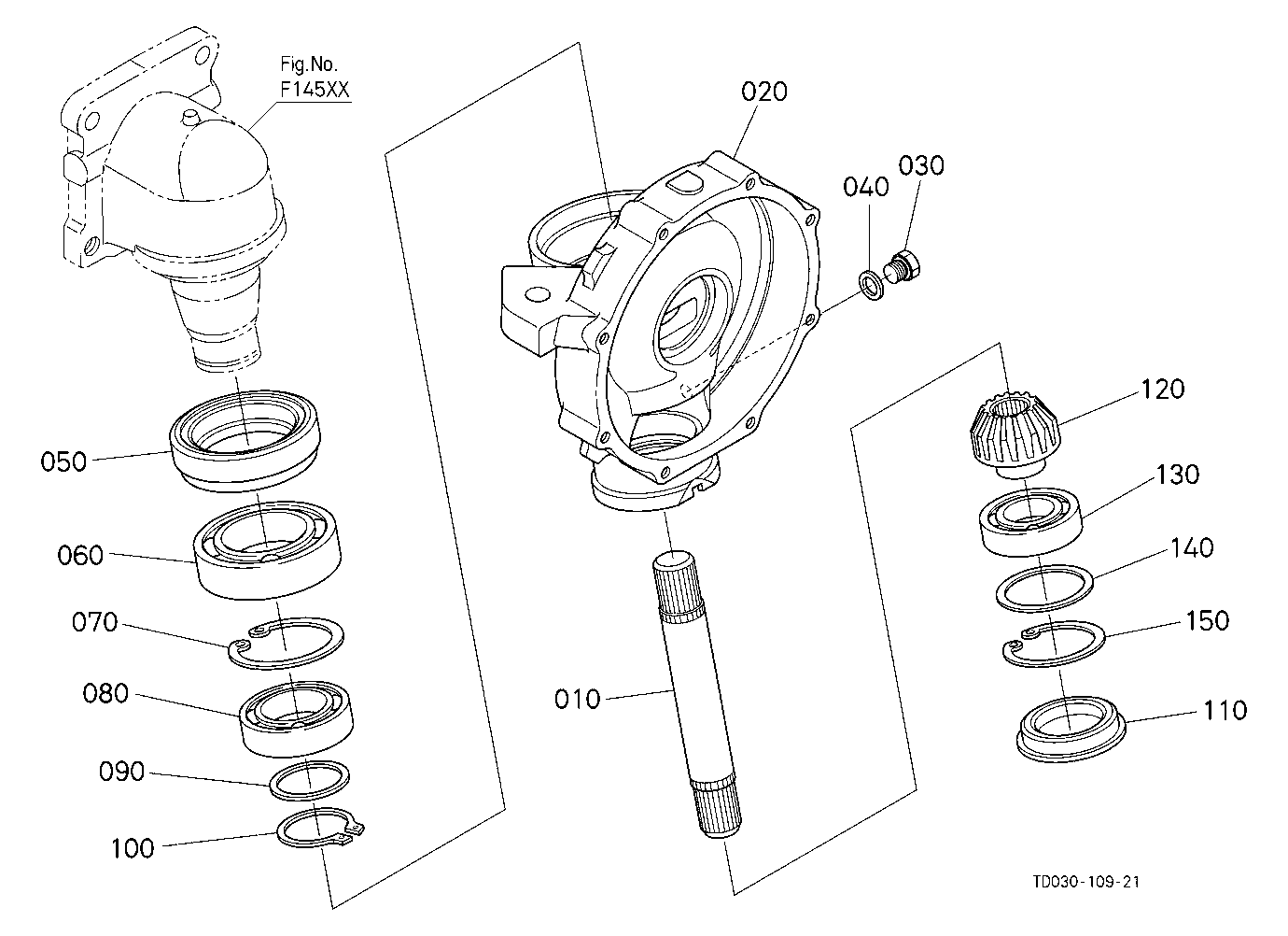 Front Axle Case Lh