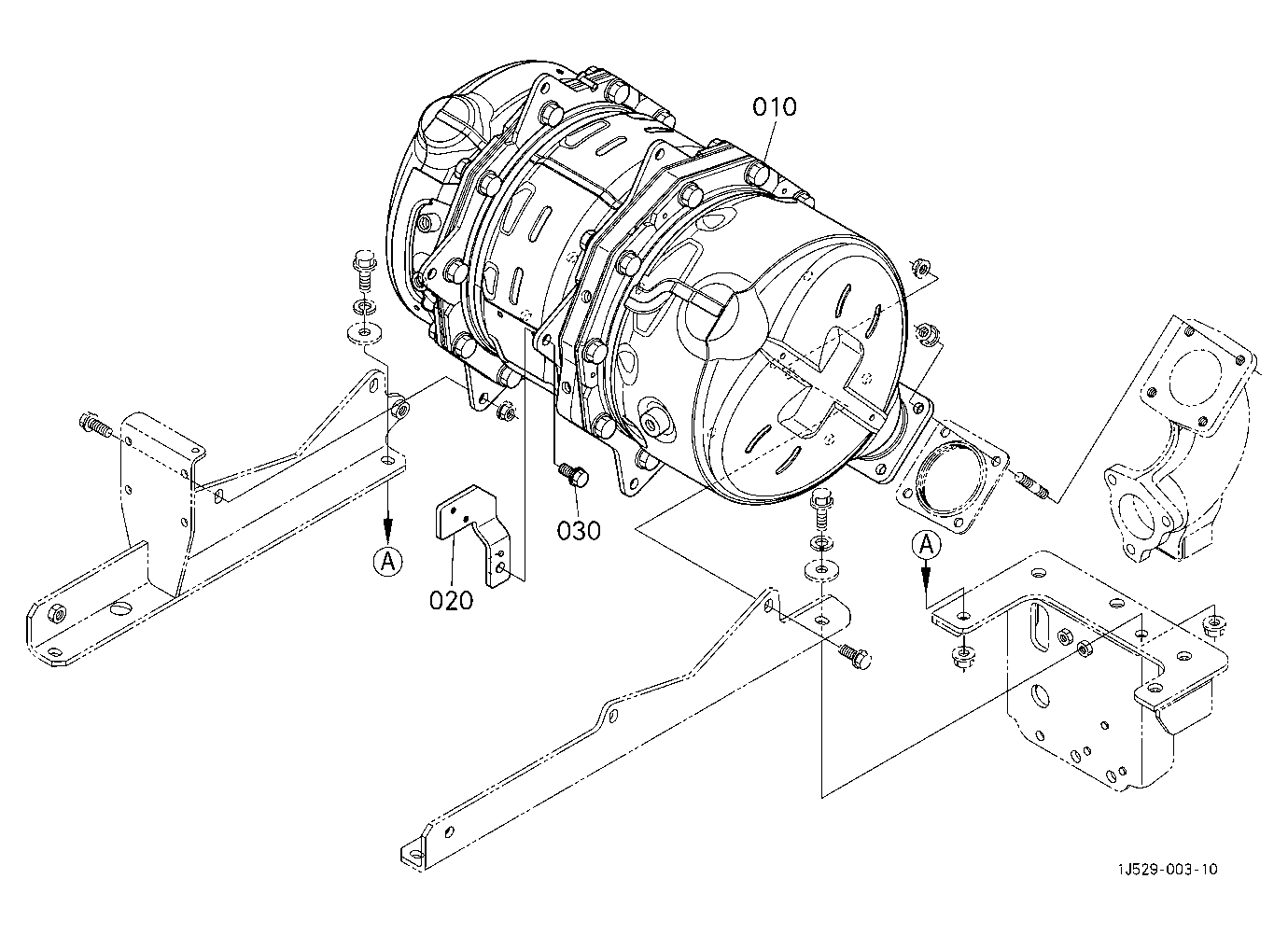 Diesel Particulate Filter Muffler