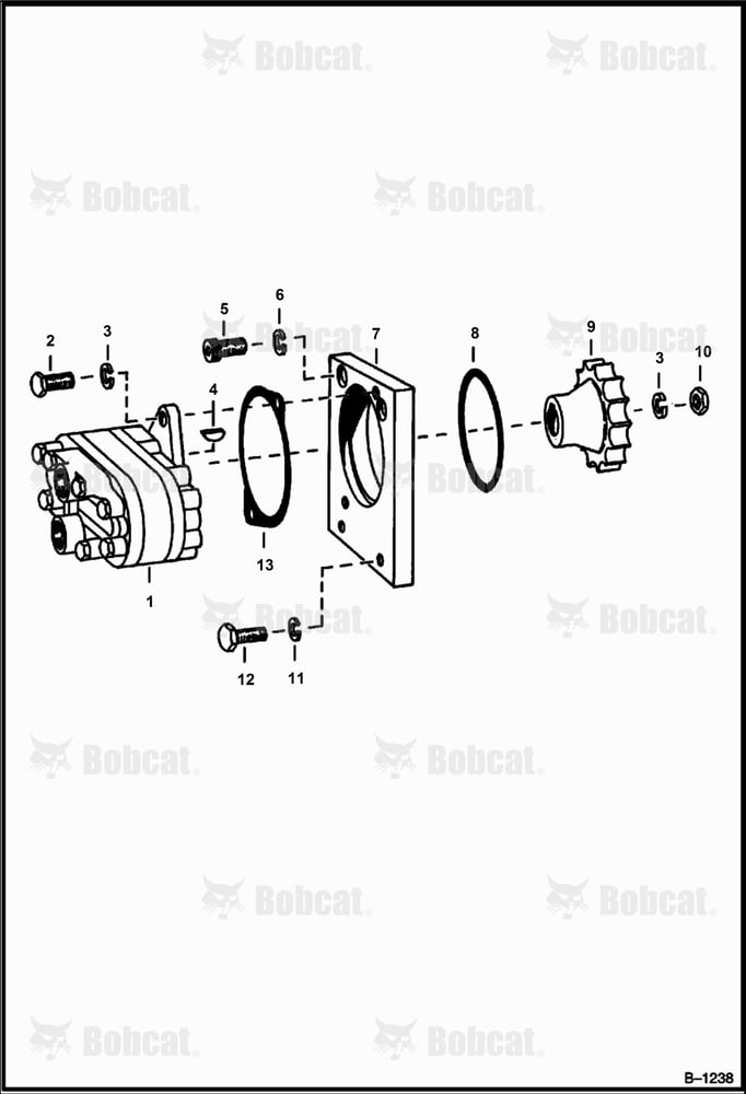 Hydraulic Pump Mounting (Deutz F2L411D)