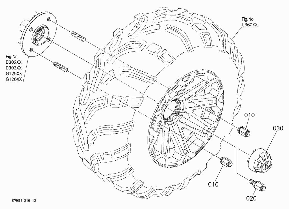 ALLOY WHEEL HARDWARE KIT (SILVER) (W/G.No.V5205) [