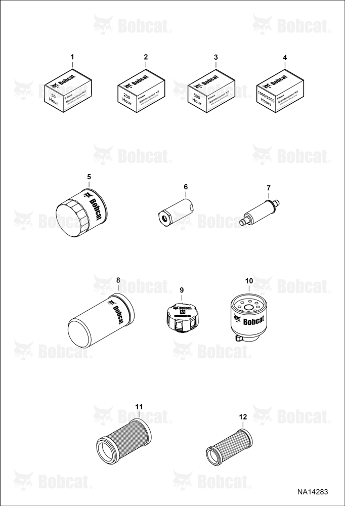 Maintenance Items (Scheduled Maintenance) AE0H11001 & Above