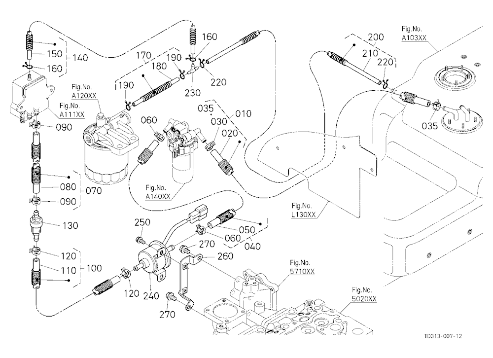 Fuel Pipe (Separator/Fuel Pump)