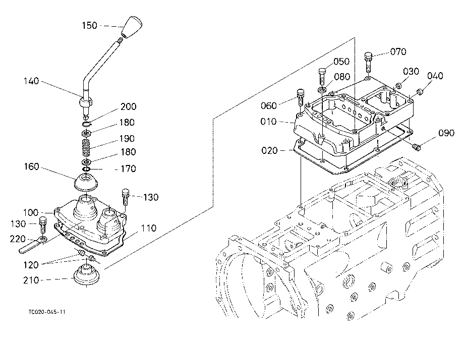 Main Gear Shift Lever