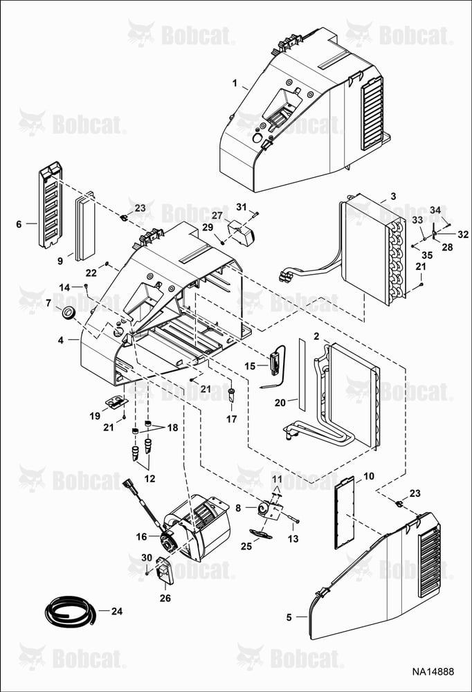 Heater & A/C (HVAC Assembly) (Auto)