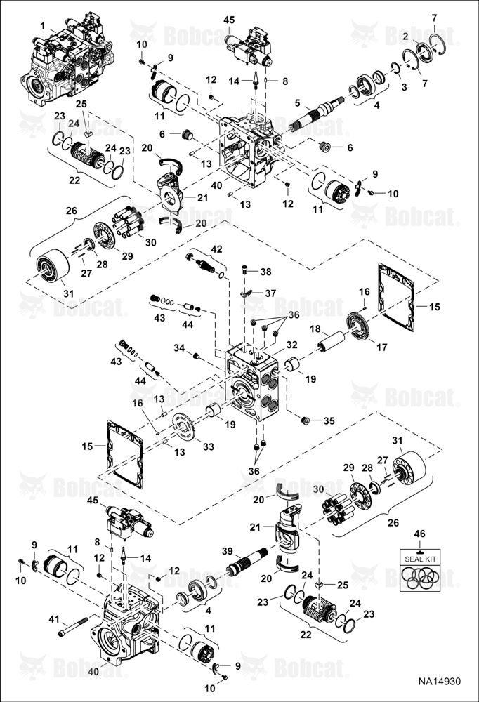 Hydrostatic Pump (Selectable Joystick Controls) (H1)