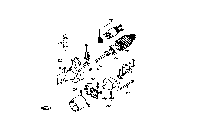 Starter [Component Parts](Not For Reman Unit)