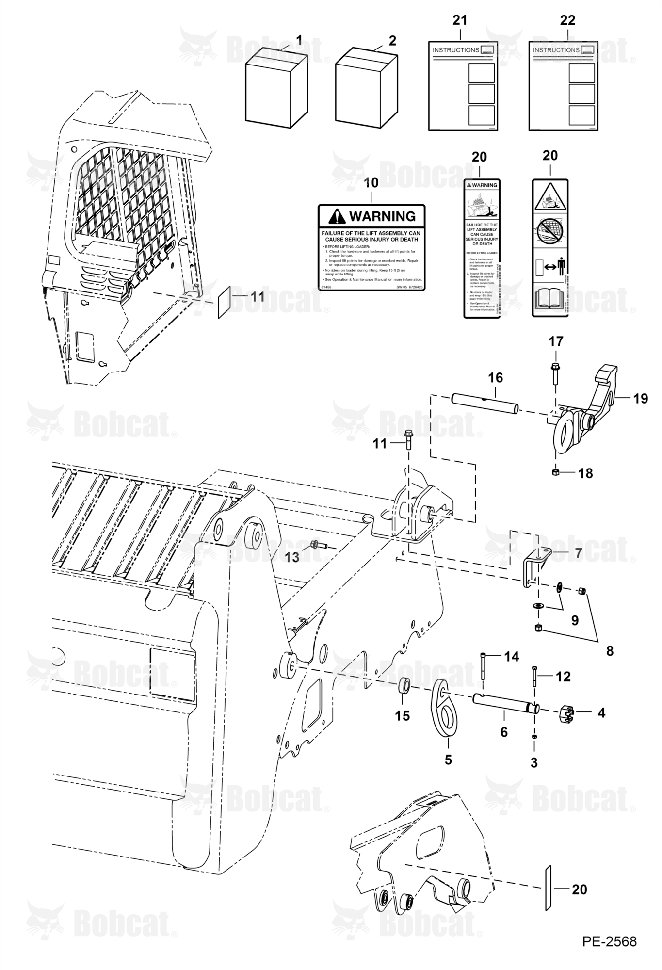 Lift Kit (Four Point) (W/Backhoe Mount)