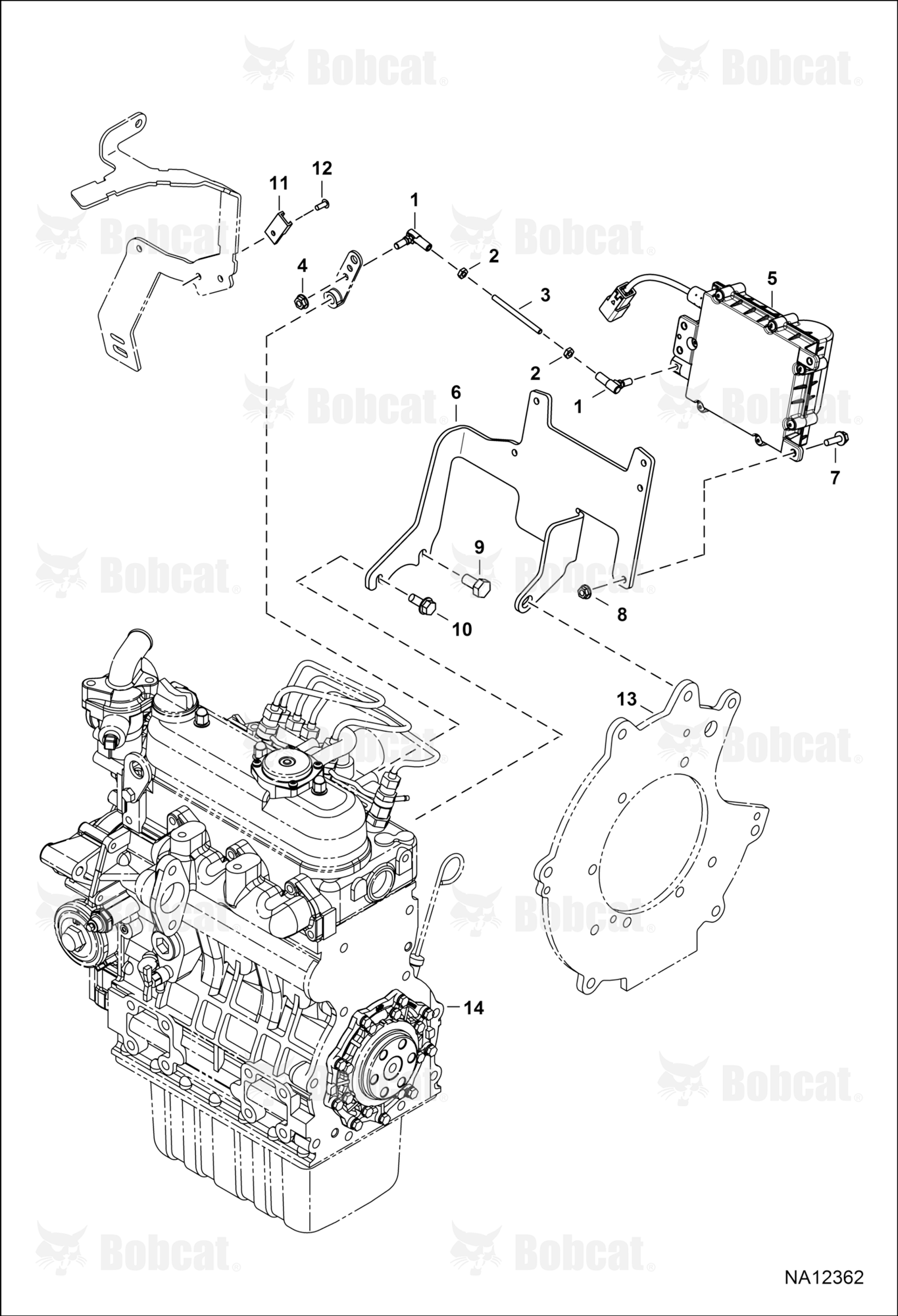 Throttle Control (Auto Idle)  AB8B12370 & Above