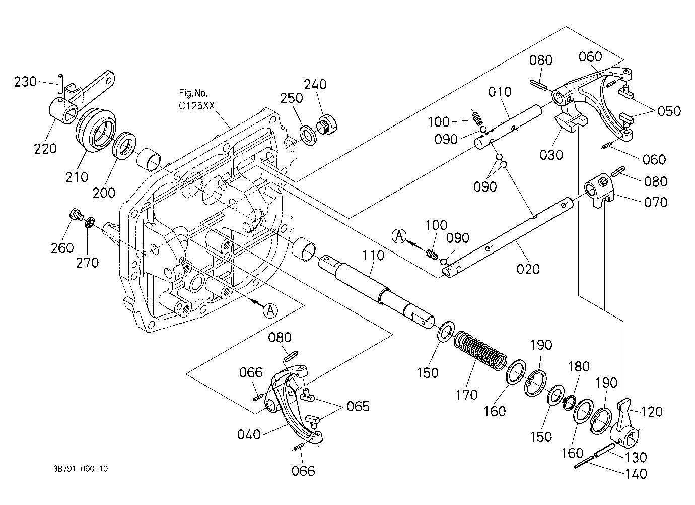 Main Gear Shift Fork