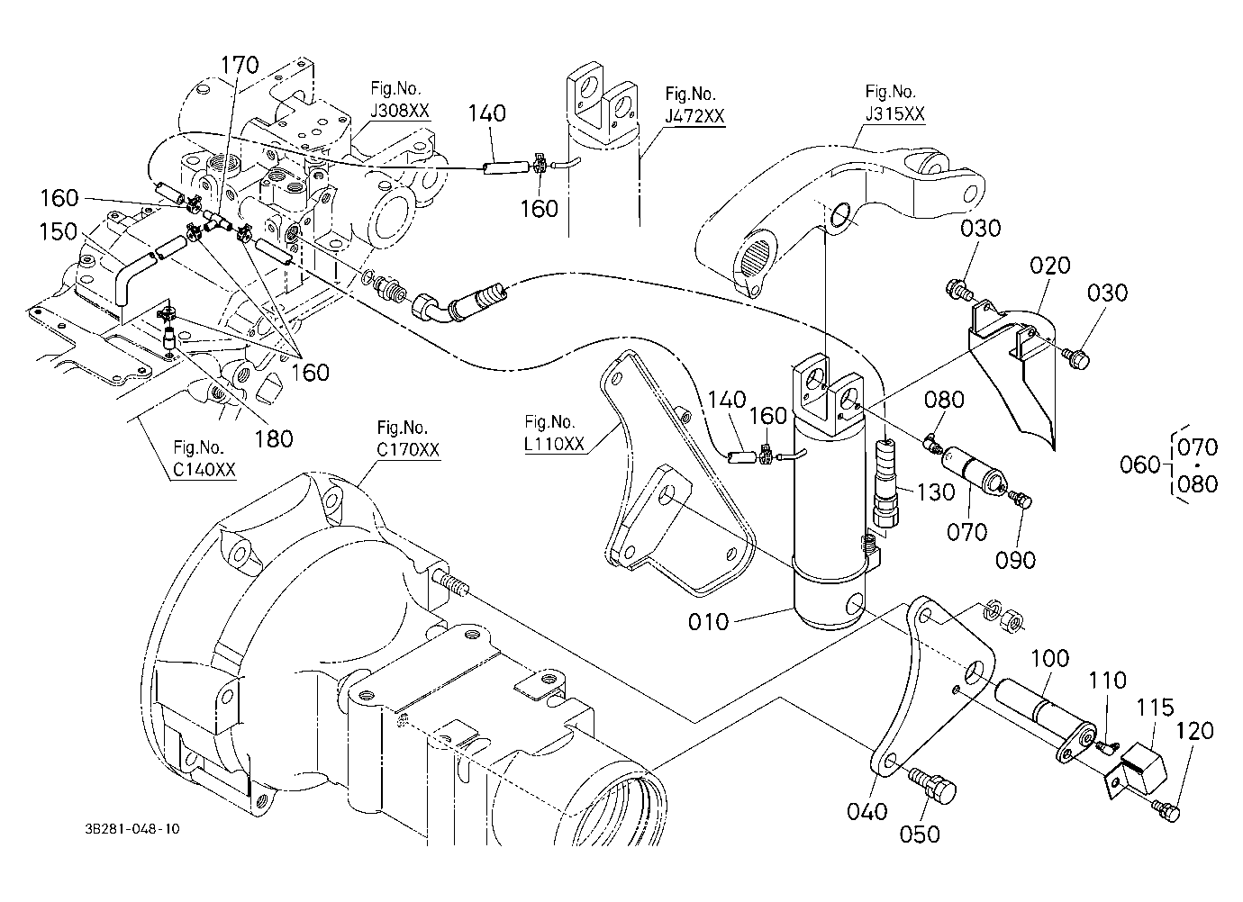 3P-Lift Assist Cylinder Lh [A]
