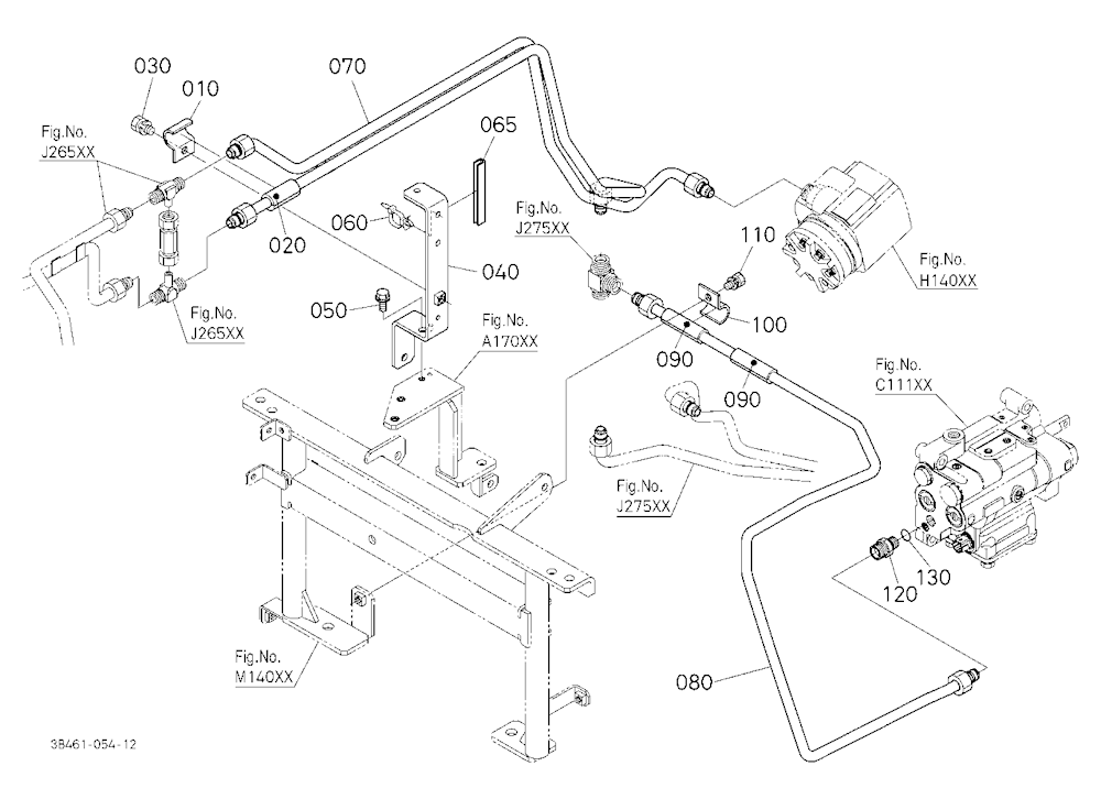 Hydraulic Oil Line (Shuttle/Controller)