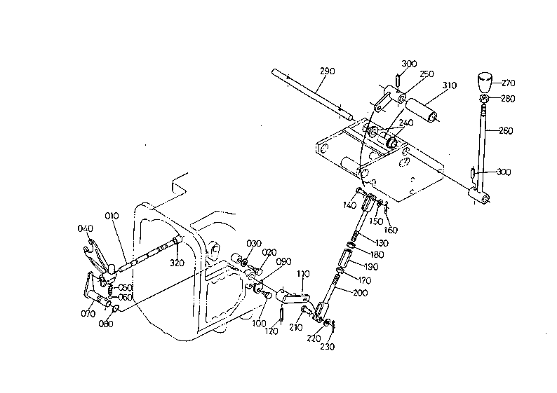 Pto Shift Lever