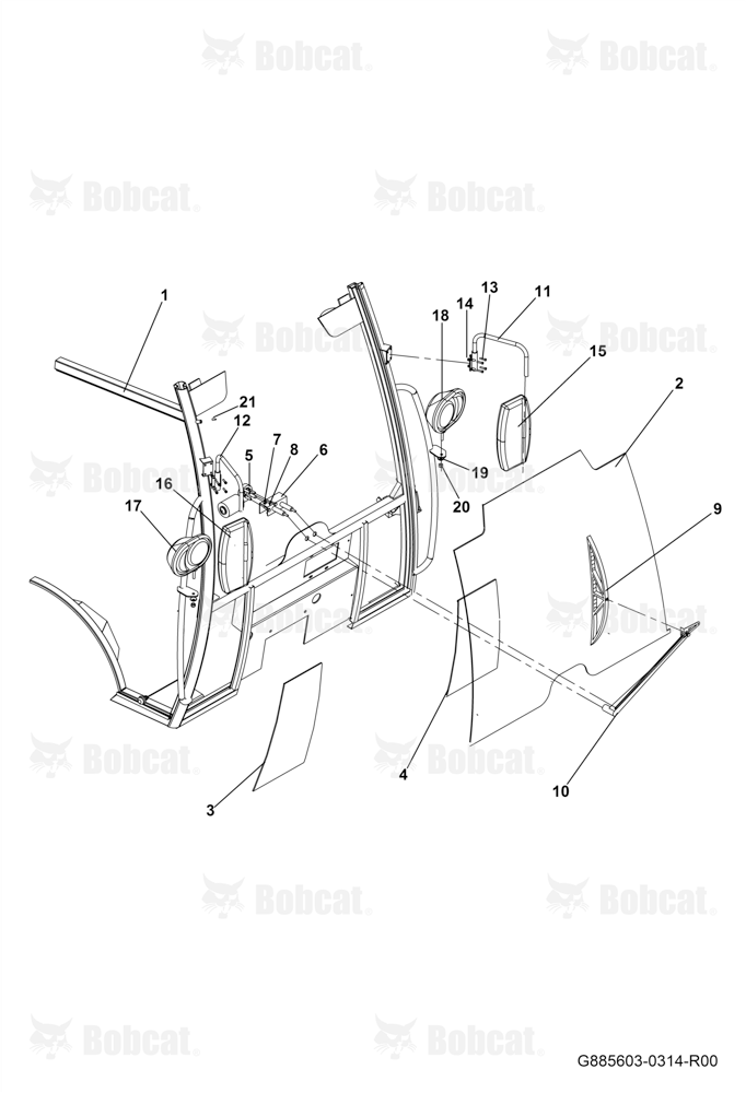 Cabin and Front Assembly