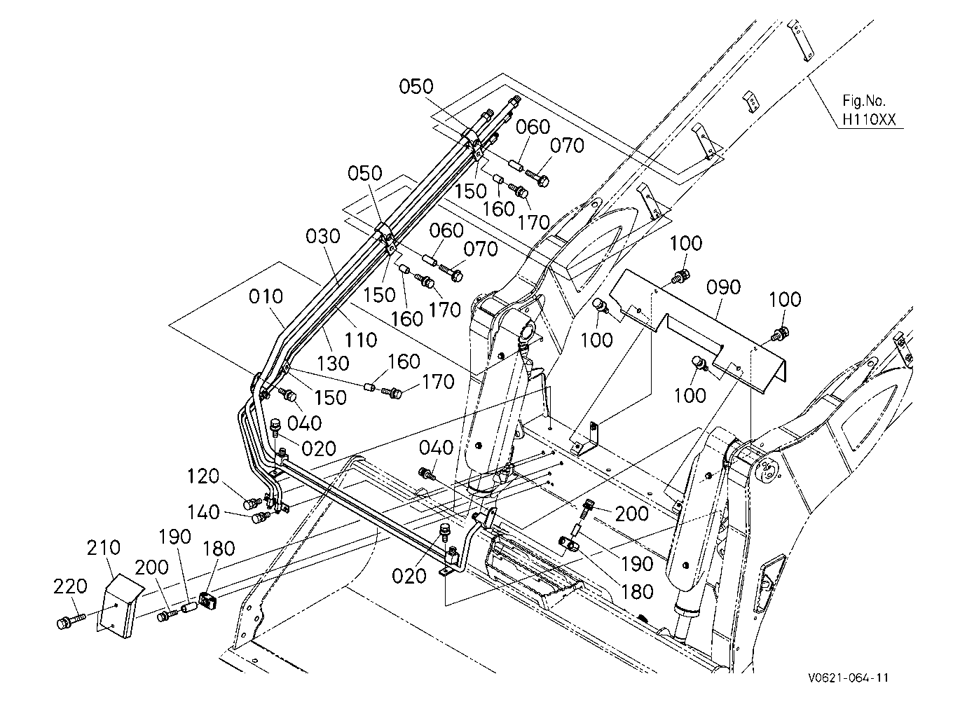 Oil Piping (Arm Rh) [Hydraulic Hitch]