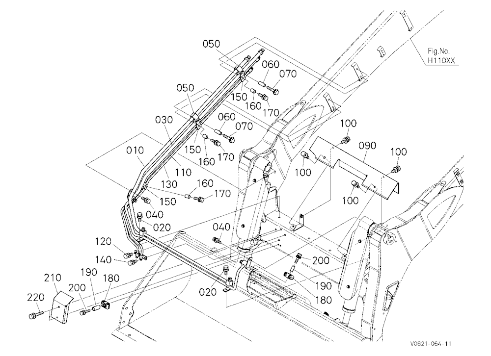 Oil Piping (Arm Rh) [Hydraulic Hitch]