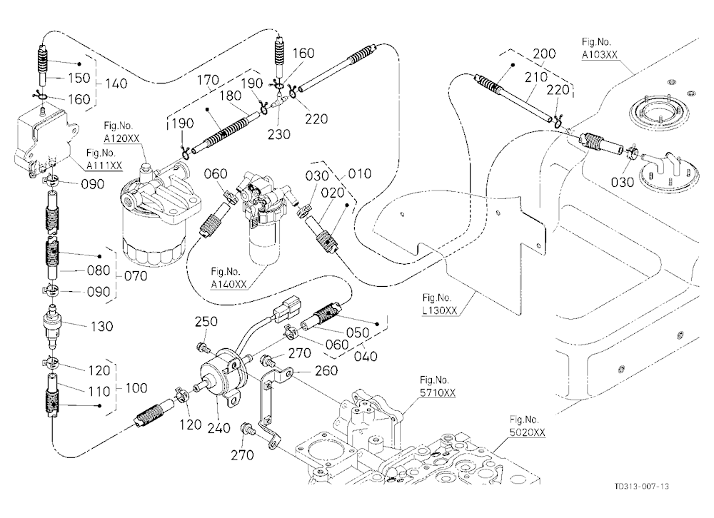 Fuel Pipe (Separator/Fuel Pump)