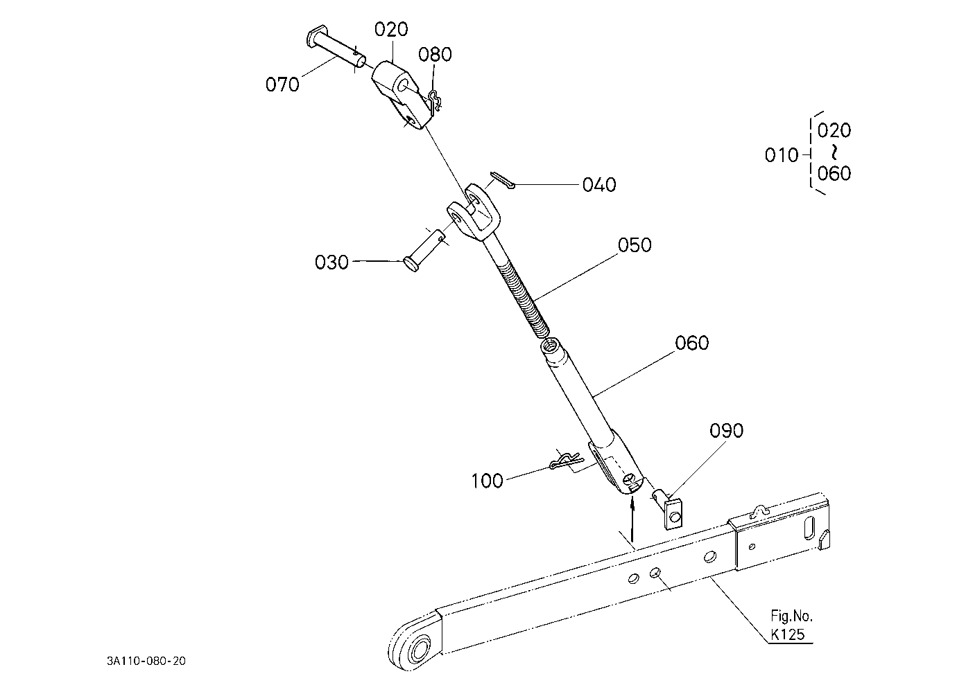 Lift Rod Lh