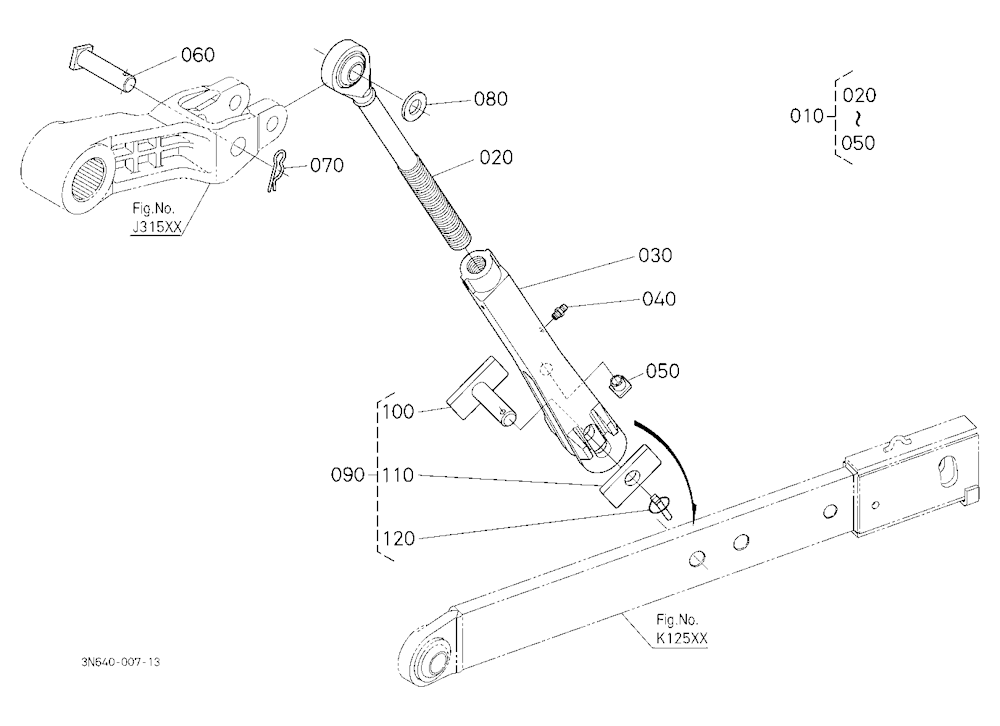 Lift Rod Lh