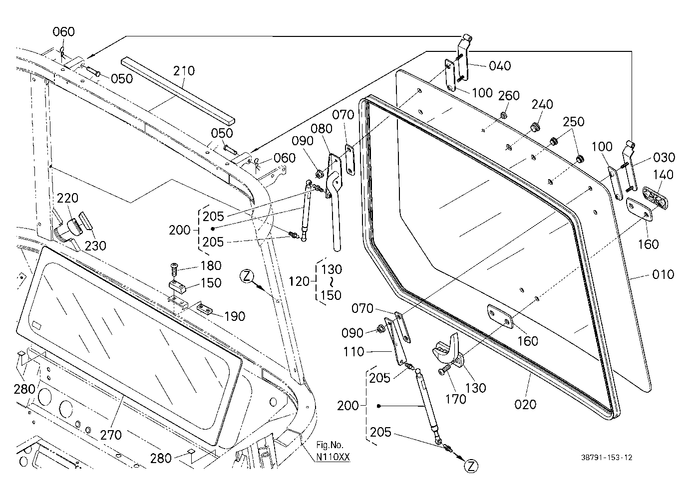 Hatch Back Glass
