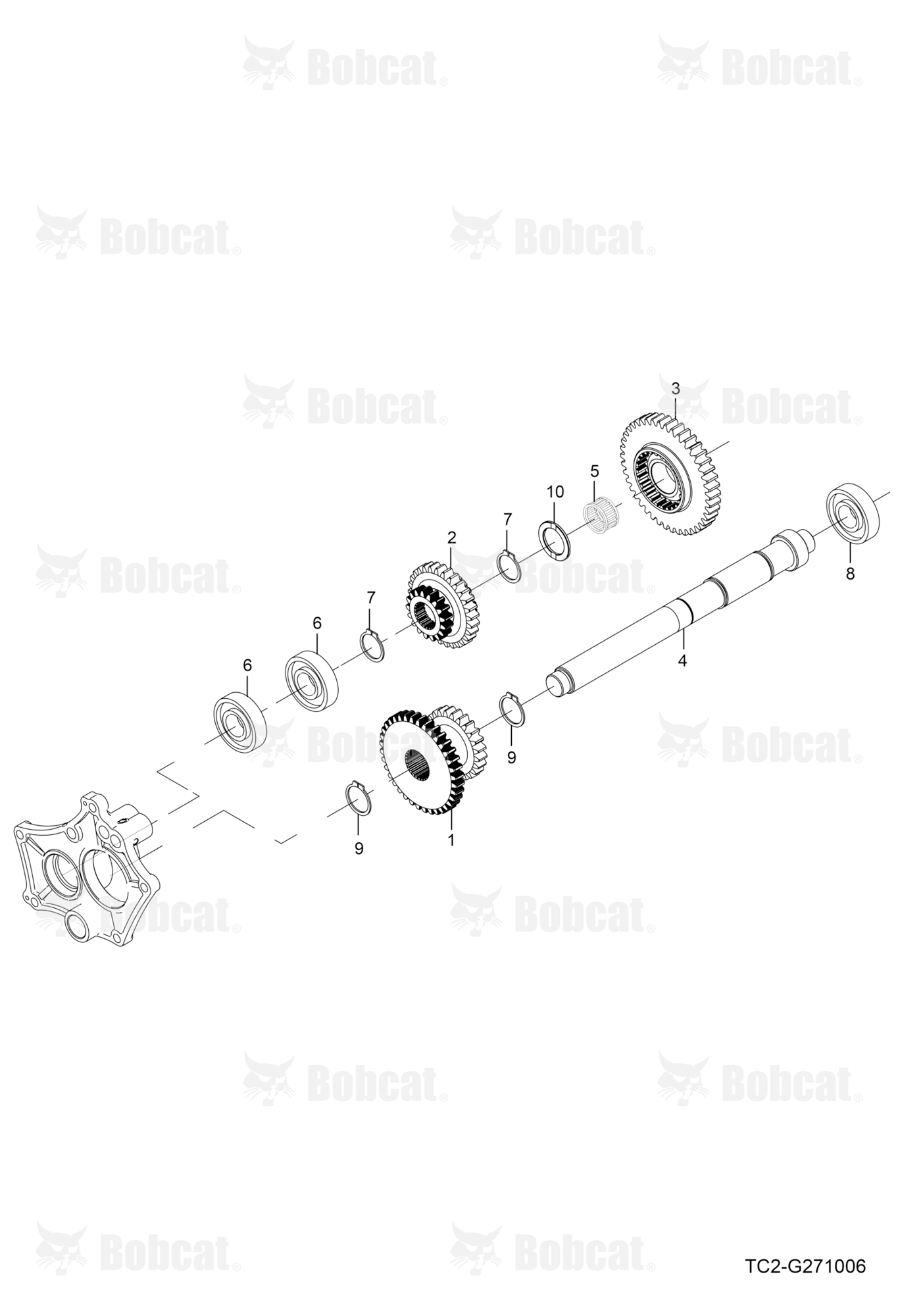 Range Shift Shaft Group