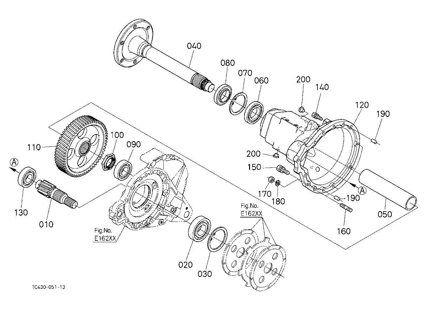 Rear Axle Rh