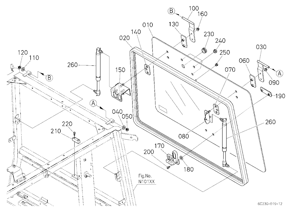 Hatch Back Glass