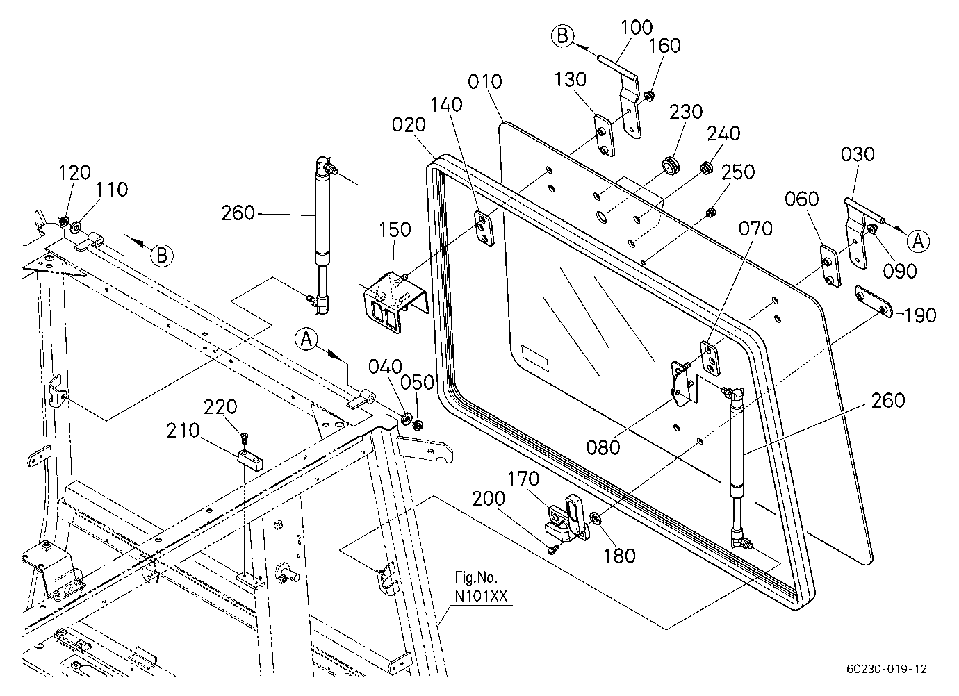 Hatch Back Glass