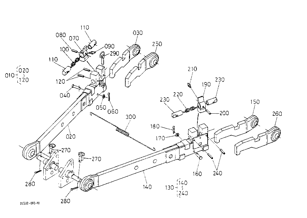 Hydraulic Lift Link (Telescope Lower Link) [Option
