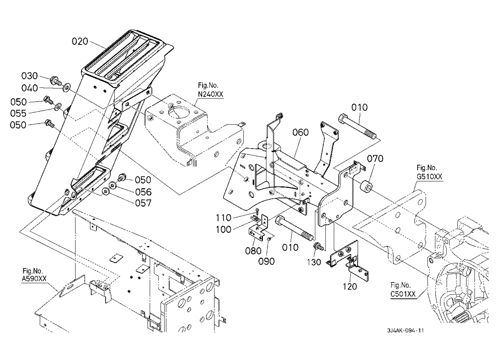Step Rh [Front Rigid Type Axle]